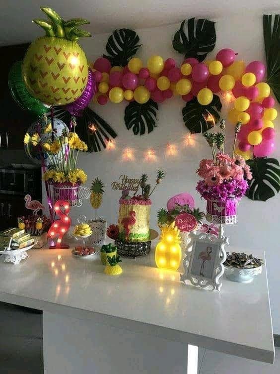 Tropical Summer Party Styling