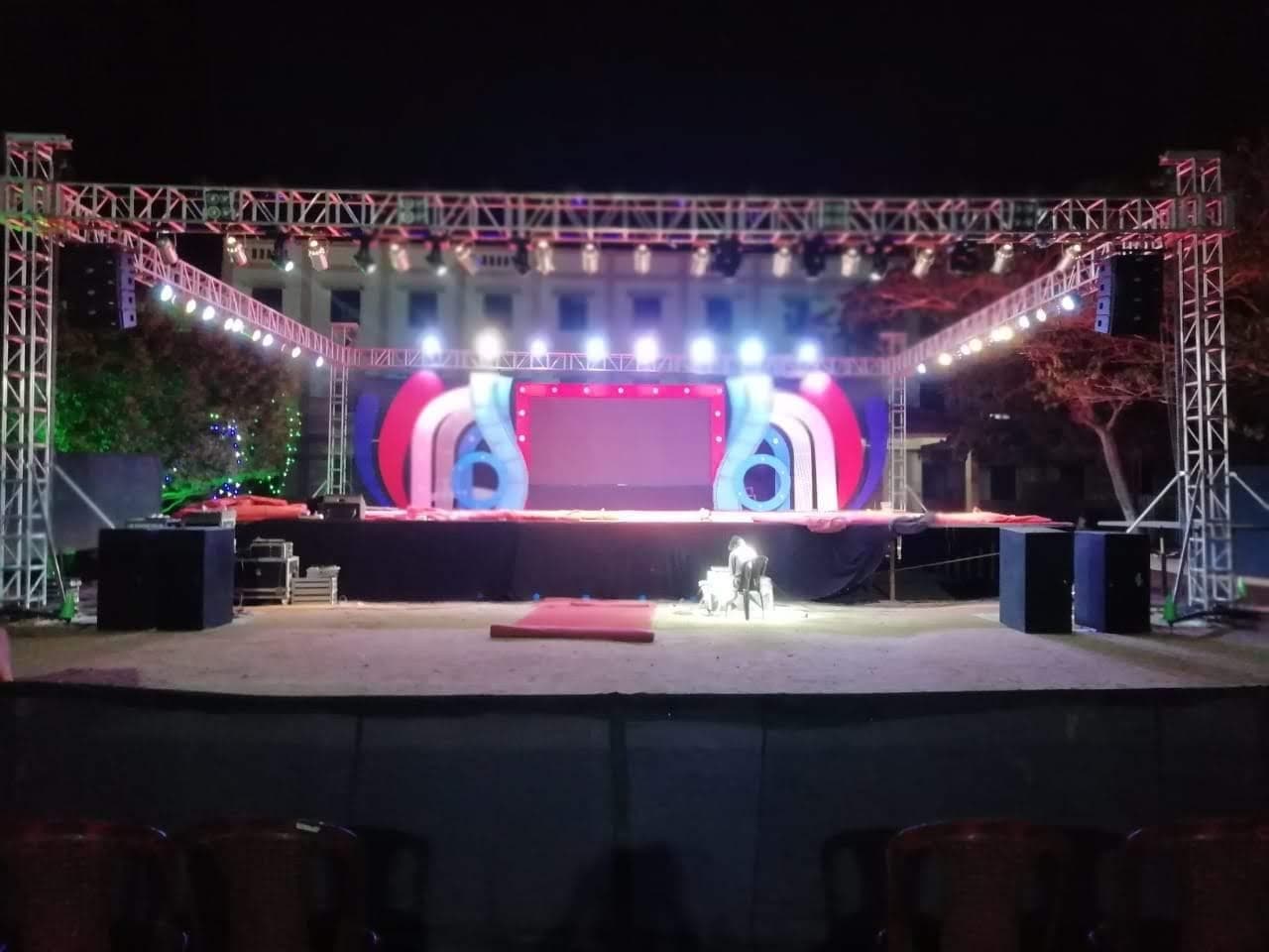 Festival Box Truss Staging & LED Wall